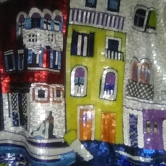 Women's sequence Designer Long sleeve top by Antonio Marras - Picture 2 of 8